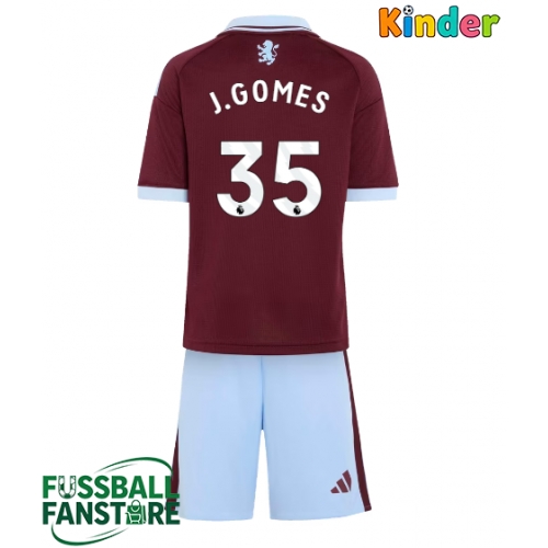 Aston Villa Joao Gomes #35 Replik Heimtrikot Kinder 2026-27 Kurzarm (+ Kurze Hosen)